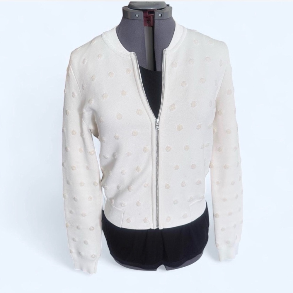 NWOT BCBG MAXARIA zip sweater